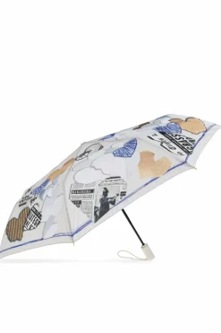 Moschino SZARY Składany parasol