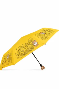 Moschino ŻÓŁTY Parasol z logo