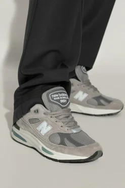 New Balance SZARY Buty sportowe `MADE in UK 991v2`