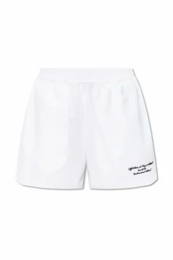 Off-White BIAŁY Bawełniane szorty