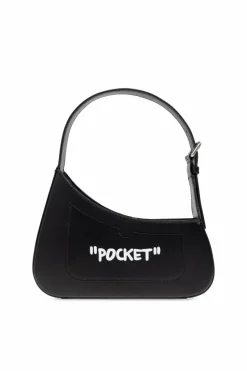 Off-White CZARNY Torba na ramię `Jitney`