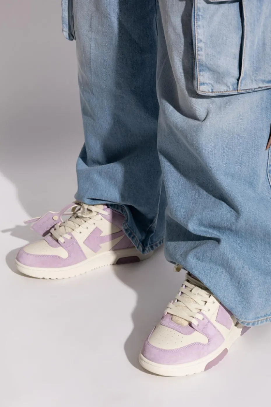 Off-White FIOLETOWY Buty sportowe `Out Off Office`