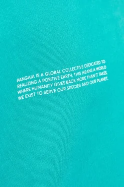 Pangaia ZIELONY Bluza z logo