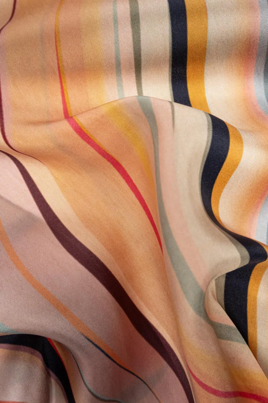 Paul Smith MULTIKOLOR Jedwabny szal