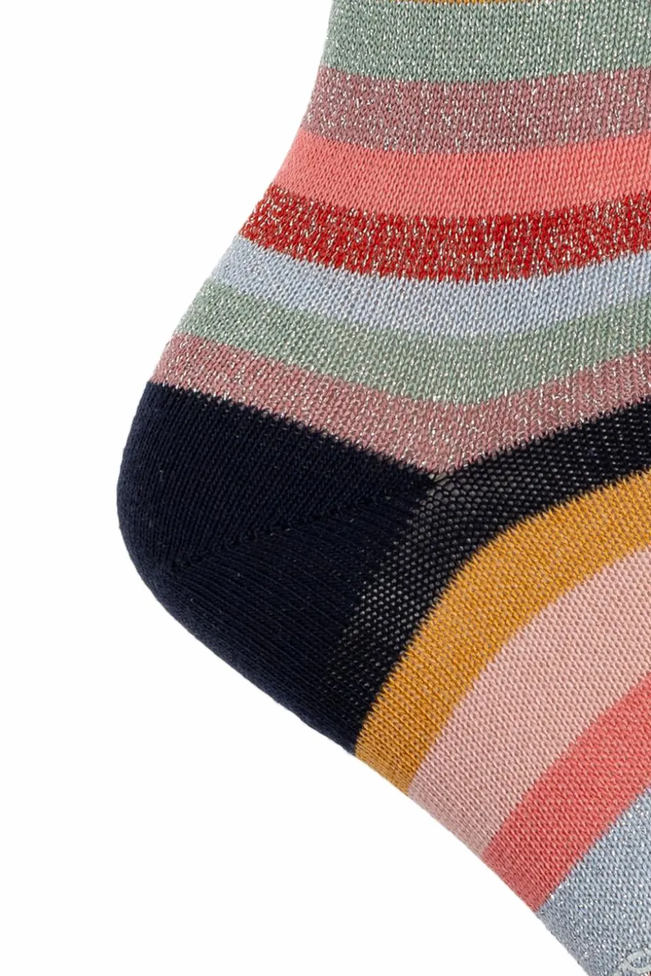 Paul Smith MULTIKOLOR Trójpak bawełnianych skarpet z lureksową nicią