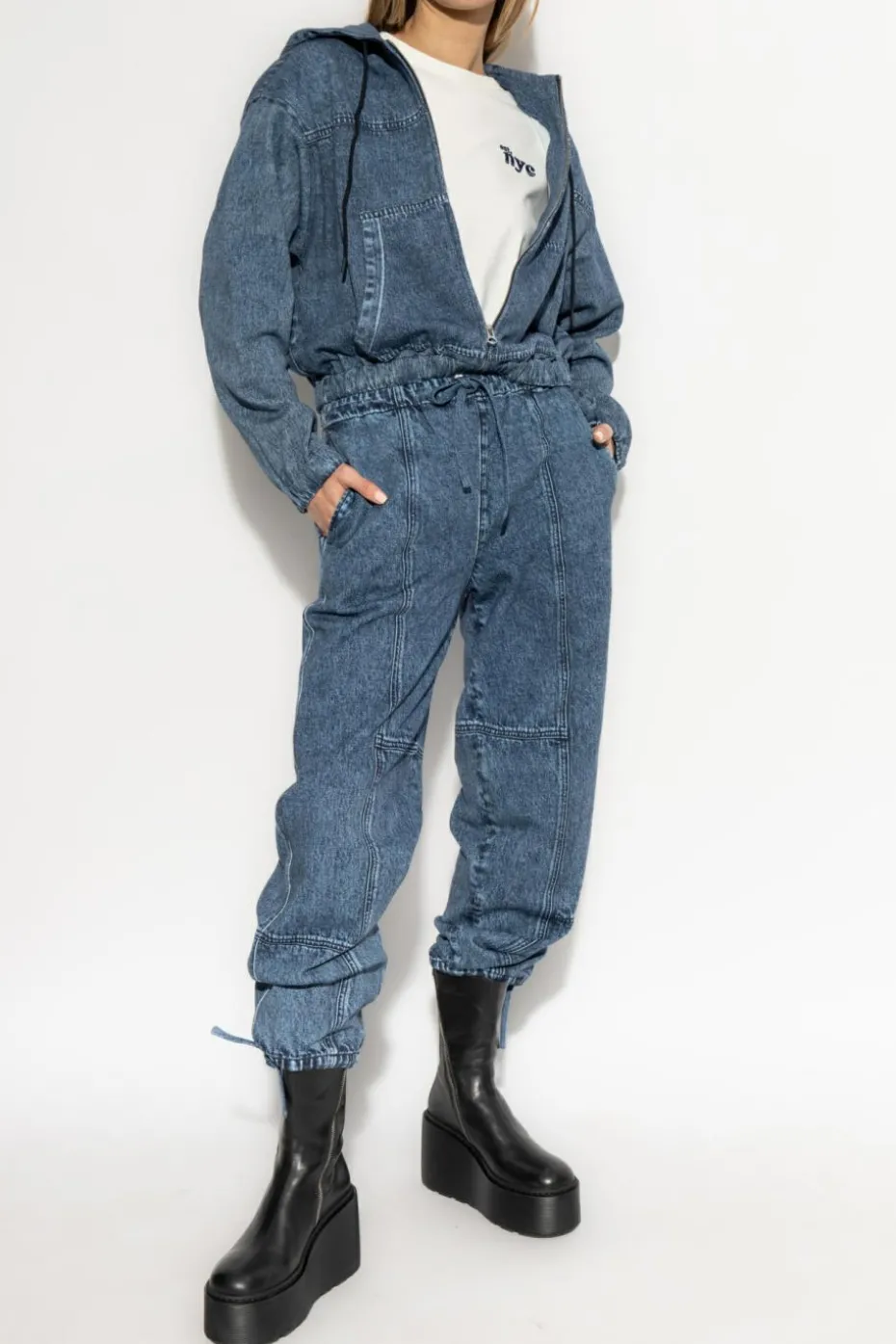 Rag & Bone NIEBIESKI Jeansowa bluza `Miramar`