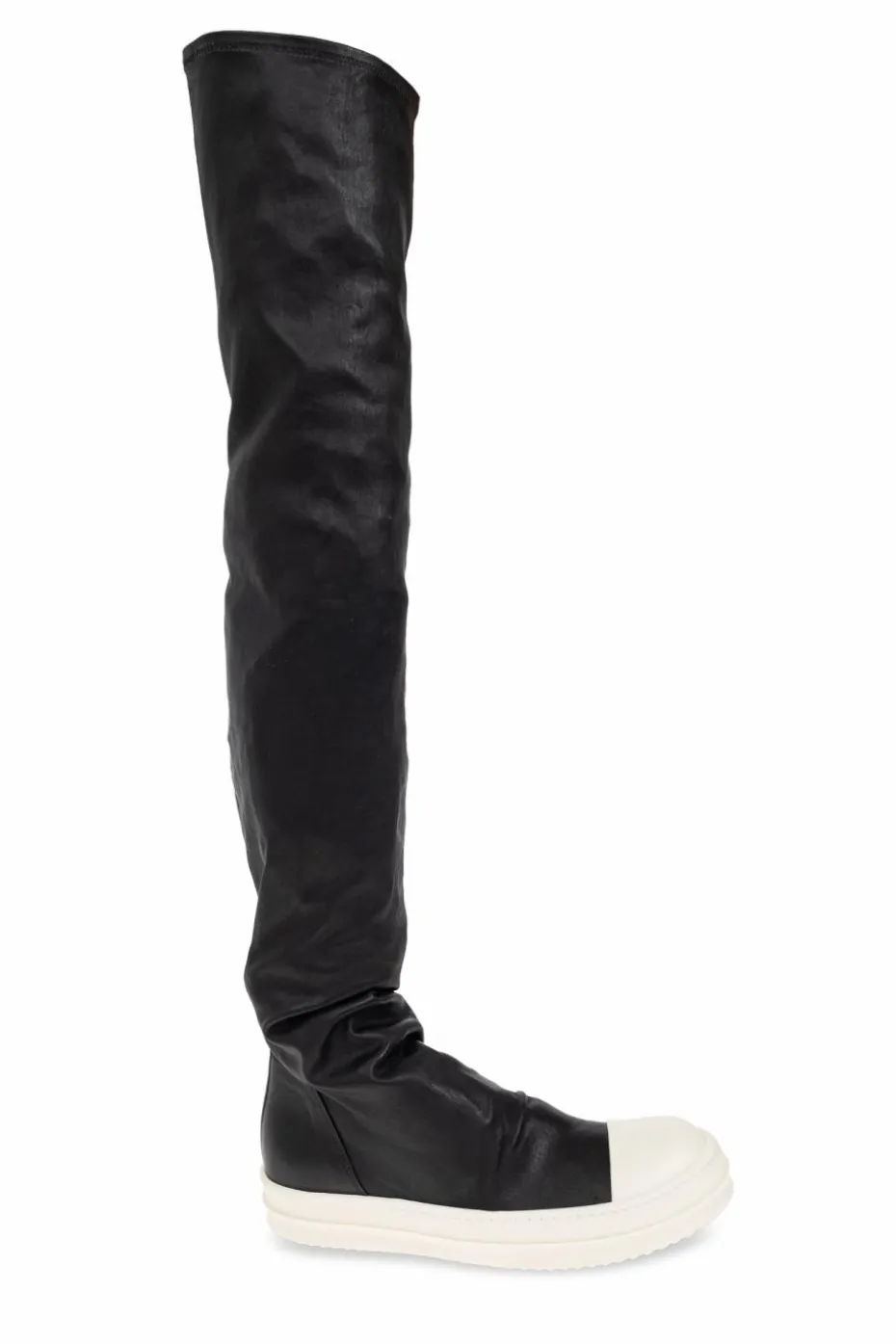 Rick Owens CZARNY Buty `High Stocking Sneaks`