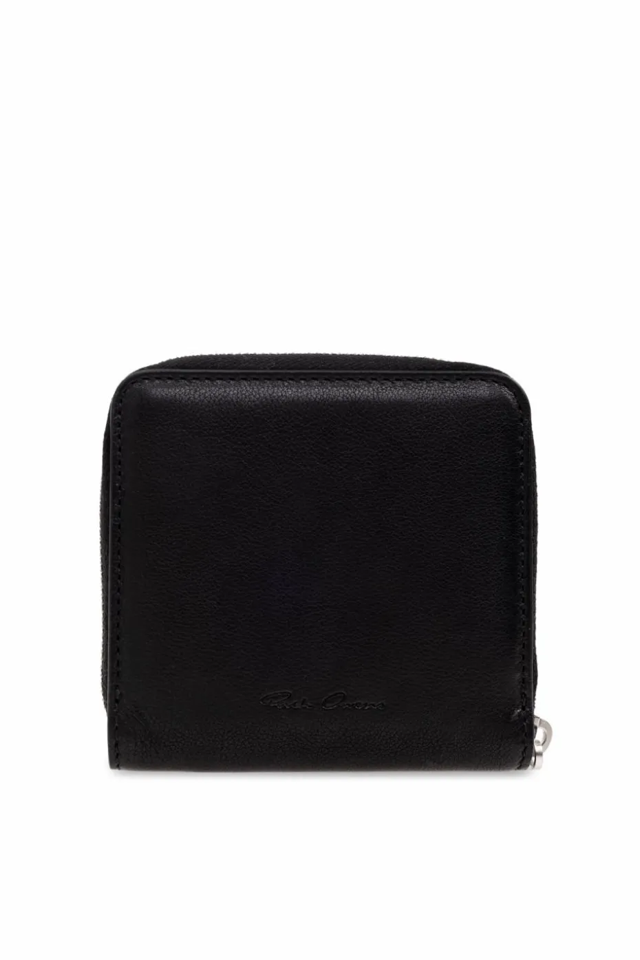 Rick Owens CZARNY Skórzany portfel