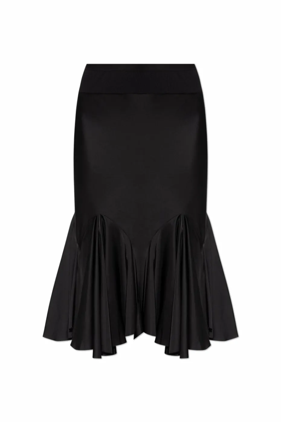 Rick Owens CZARNY Spódnica `Divine`
