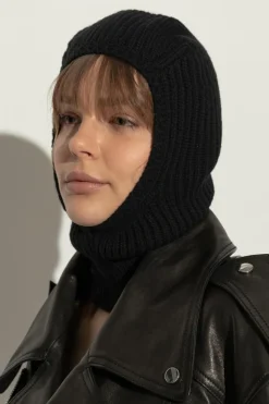 Rick Owens CZARNY Wełniana czapka