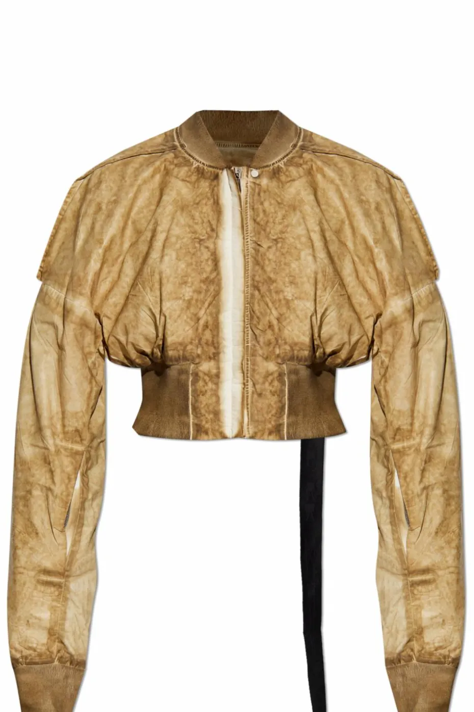 Rick Owens DRKSHDW beżowy Kurtka `Flight JKT`