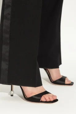 Roger Vivier CZARNY Sandały na obcasie `Vivier Marlene`