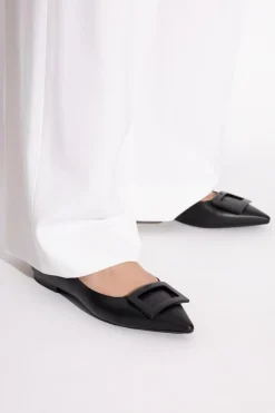 Roger Vivier CZARNY Skórzane baleriny `Gommettine`