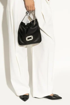 Roger Vivier CZARNY Torba na ramię `Pilgrim Mini`
