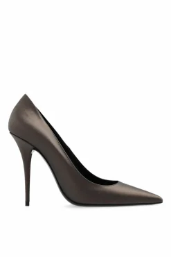 Saint Laurent BRĄZOWY Buty na obcasie ‘Instinct’