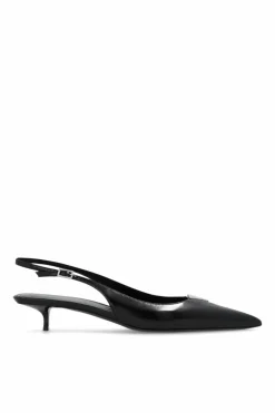 Saint Laurent CZARNY Buty na obcasie ‘Cherish’
