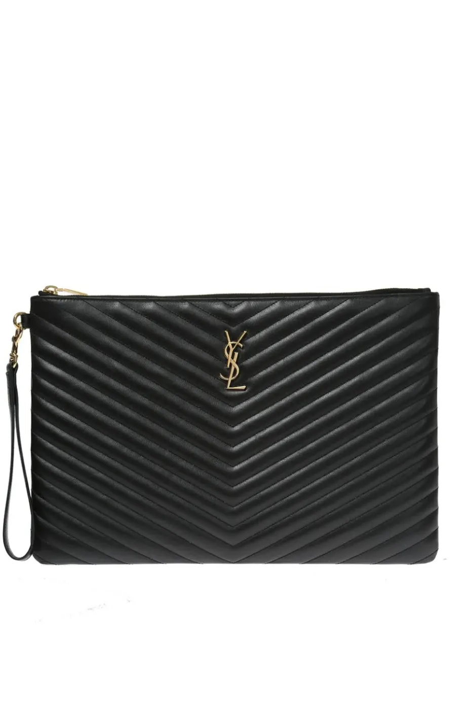 Saint Laurent CZARNY Kopertówka 'Monogram'