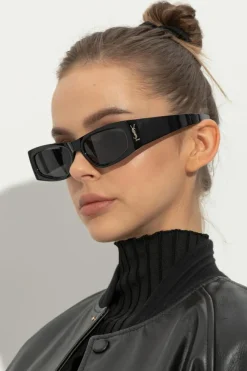 Saint Laurent CZARNY Okulary przeciwsłoneczne