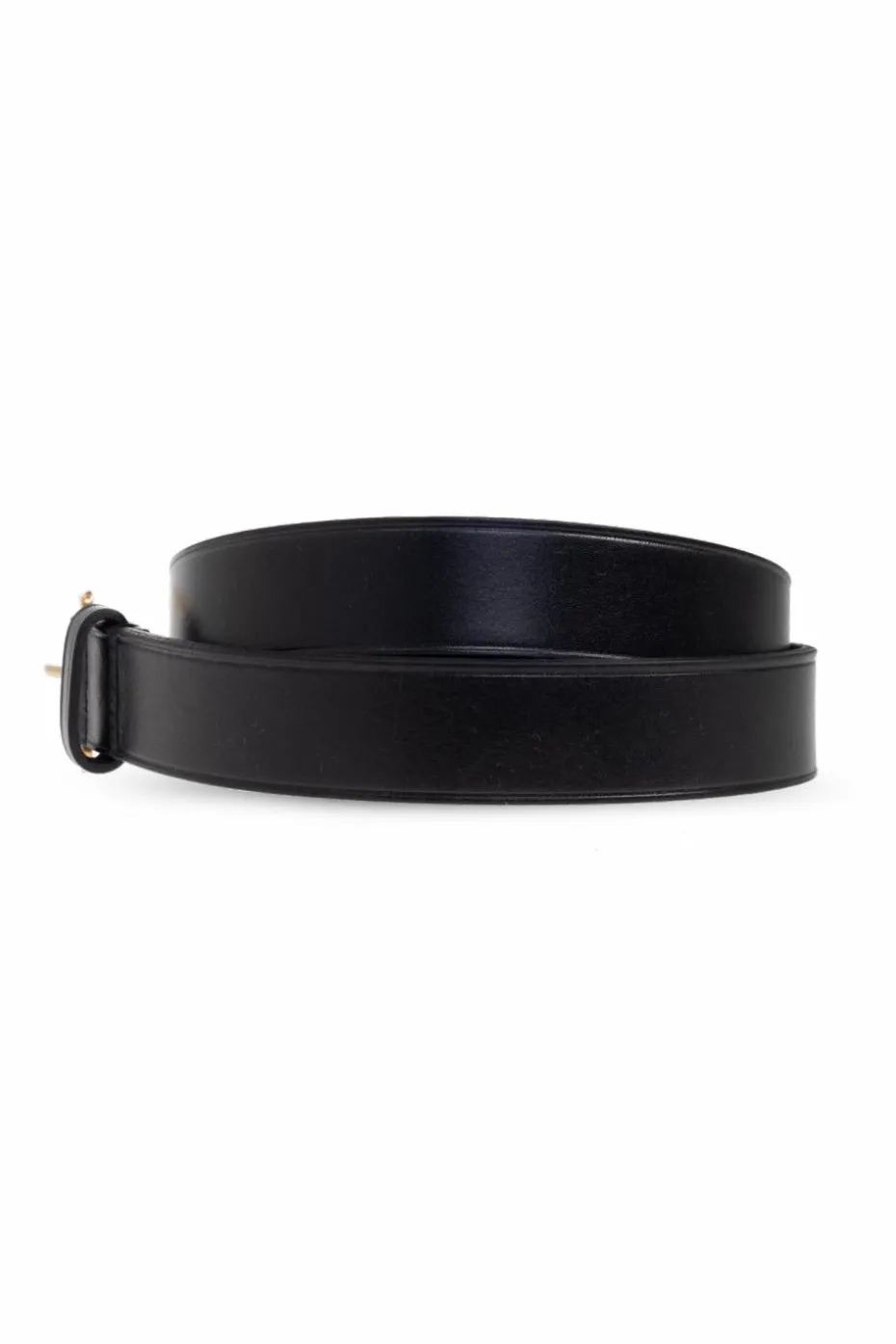 Saint Laurent CZARNY Skórzany pasek