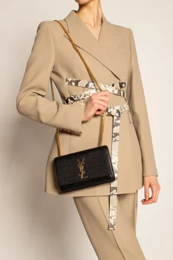 Saint Laurent CZARNY Torba na ramię ‘Kate’