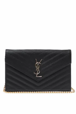 Saint Laurent CZARNY Torba na ramię 'Envelope'