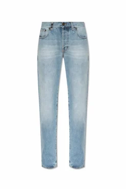 Saint Laurent NIEBIESKI Jeansy z lekko zwężanymi nogawkami