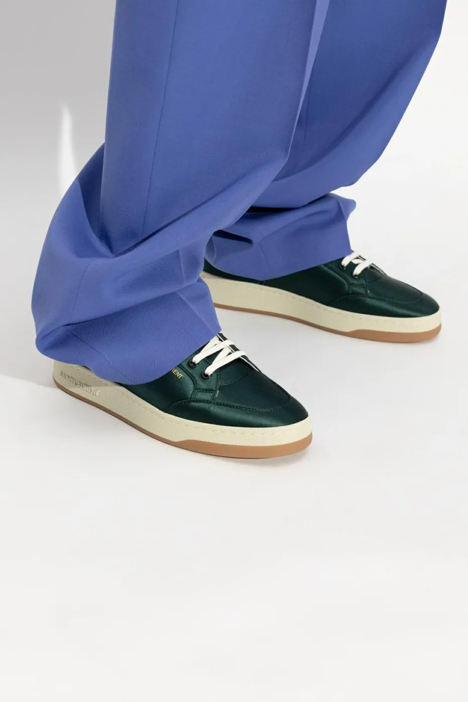 Saint Laurent ZIELONY Buty sportowe ‘SL61’