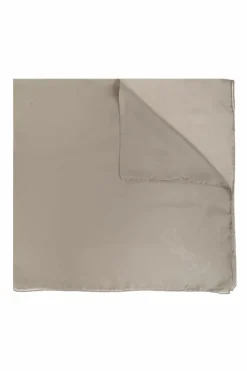 Saint Laurent ZIELONY Jedwabna chusta z logo