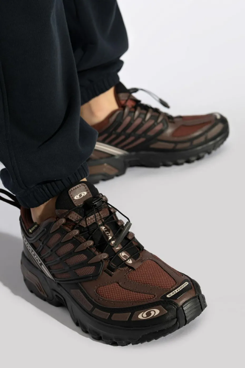 Salomon BRĄZOWY Buty sportowe `ACS PRO GTX`