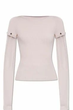 Sportmax beżowy Top `Alcide`