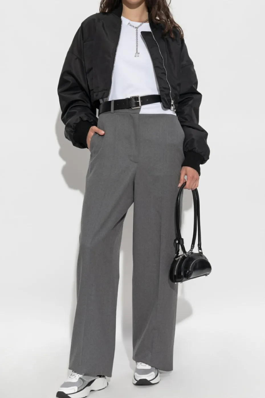 Sportmax BIAŁY T-shirt `Oblato`