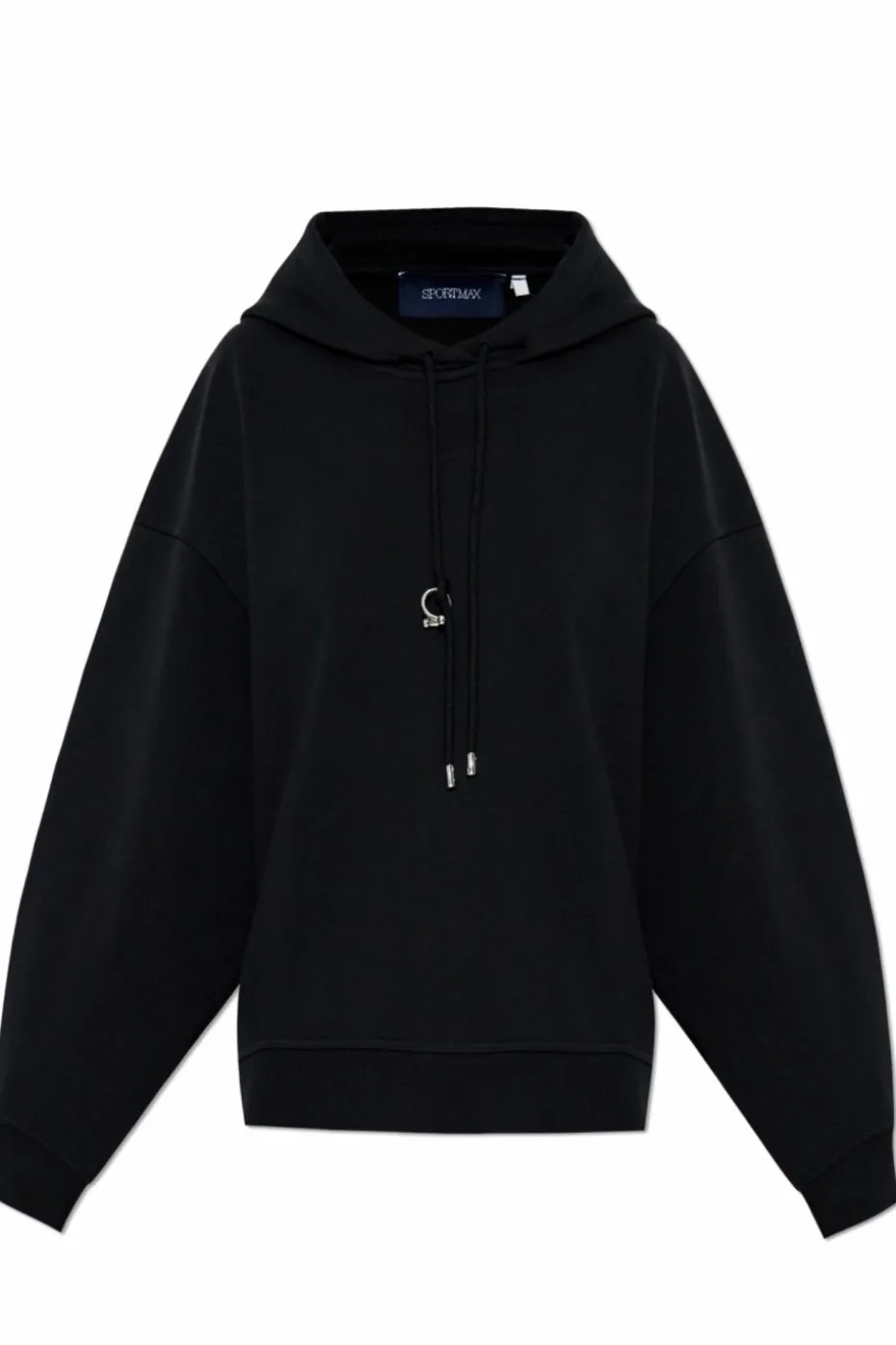 Sportmax CZARNY Bluza z kapturem