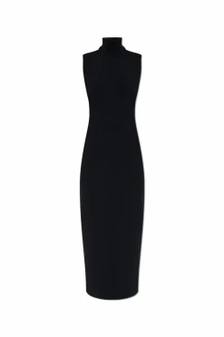 Sportmax CZARNY Sukienka `Adorato`