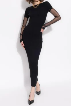 Sportmax CZARNY Sukienka `Grazia`