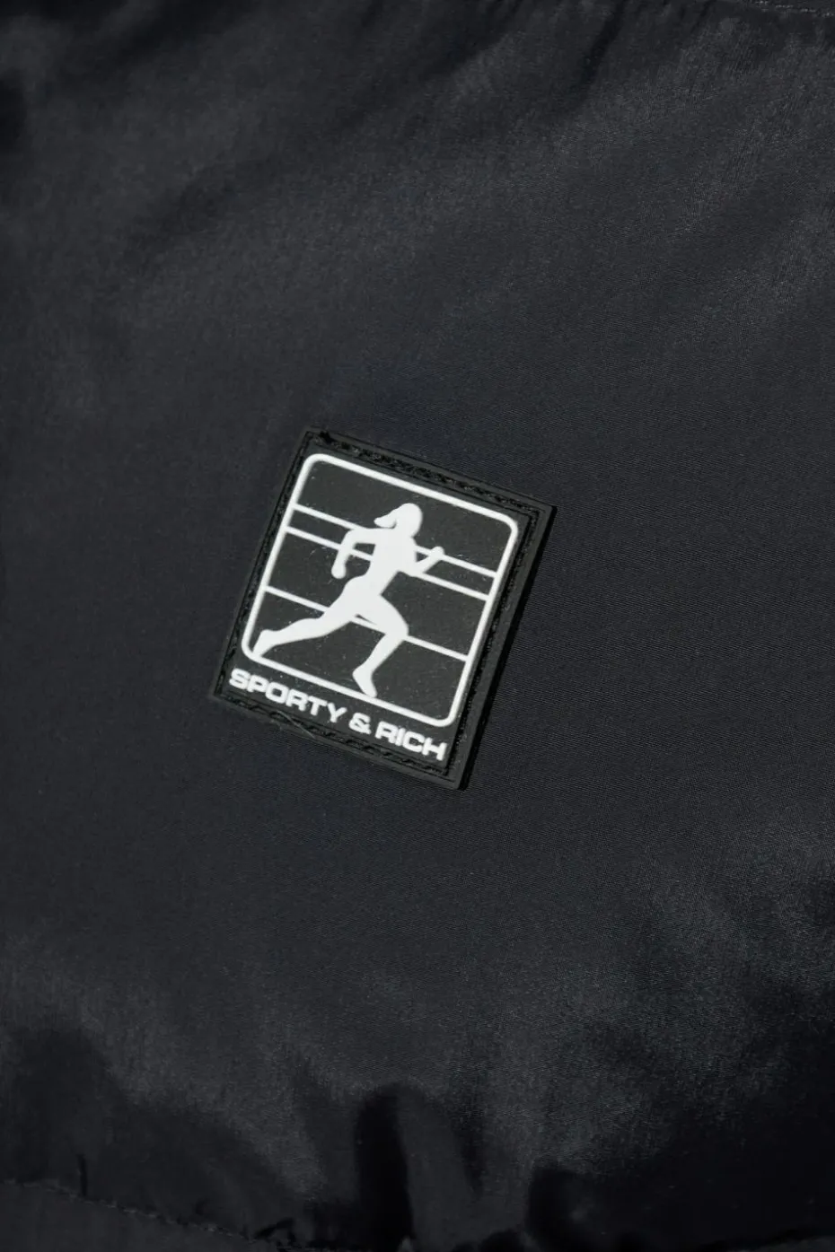Sporty & Rich CZARNY Kurtka ocieplana