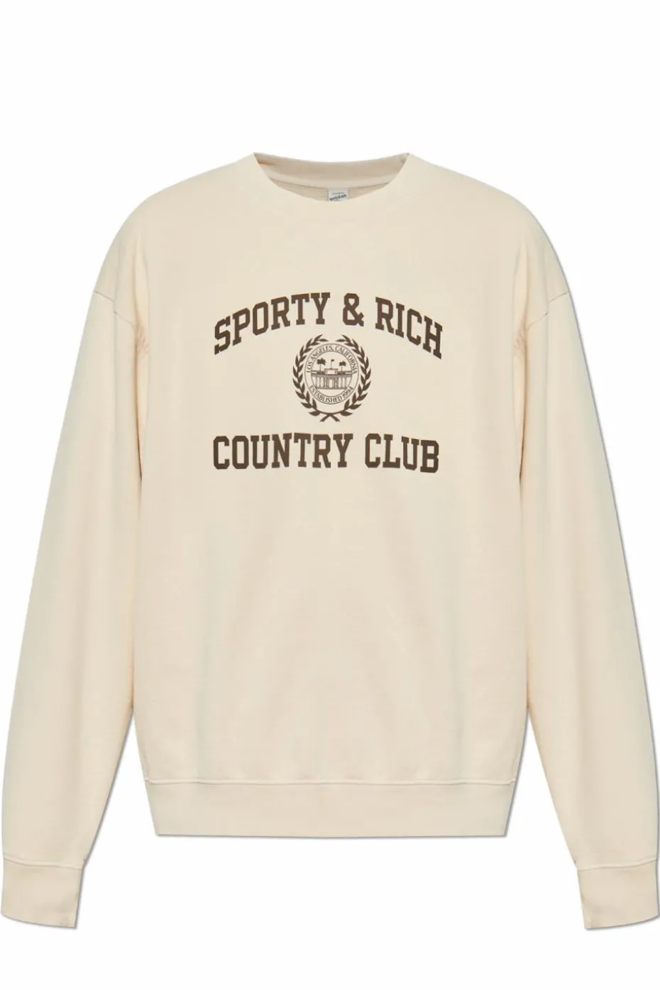 Sporty & Rich kremowy Bluza z kolekcji `Ivy League`