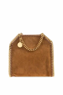 Stella McCartney BRĄZOWY Torba do ręki `Falabella Tiny`