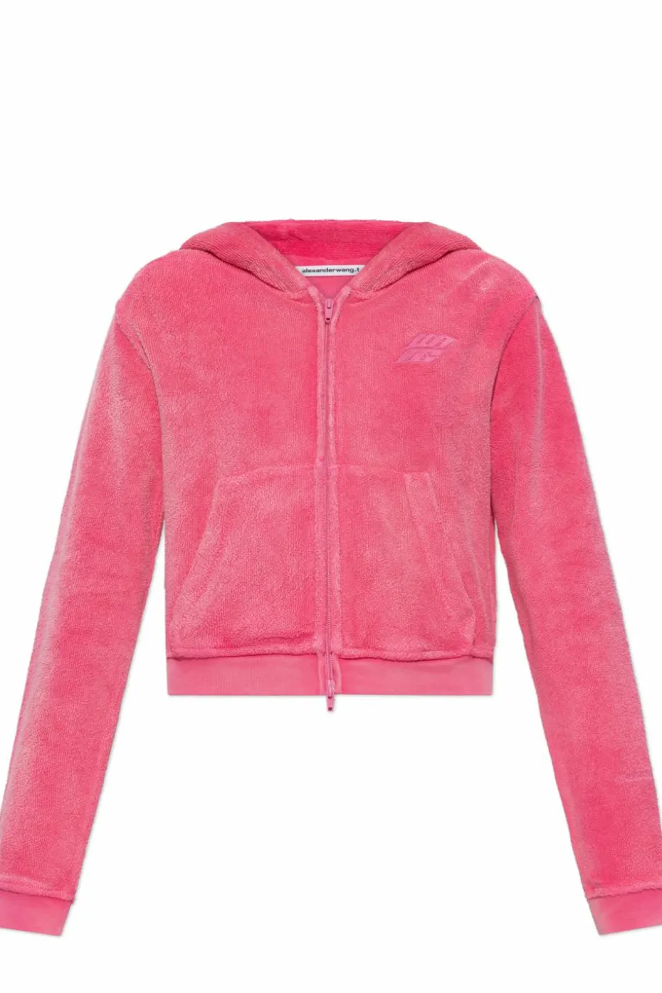 T by Alexander Wang RÓŻOWY Bluza z kapturem