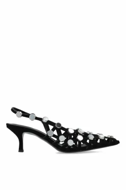 The Attico CZARNY Buty na obcasie `Grid`