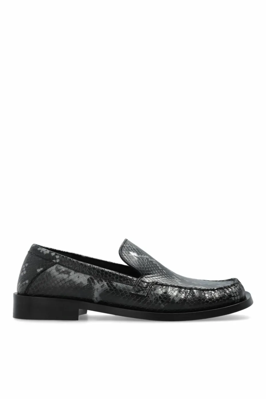 The Attico SZARY Skórzane buty `Charles`