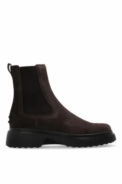 Tod’s BRĄZOWY Zamszowe sztyblety