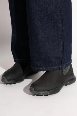 Tod’s CZARNY Buty ze skarpetą