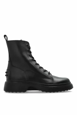 Tod’s CZARNY Skórzane botki