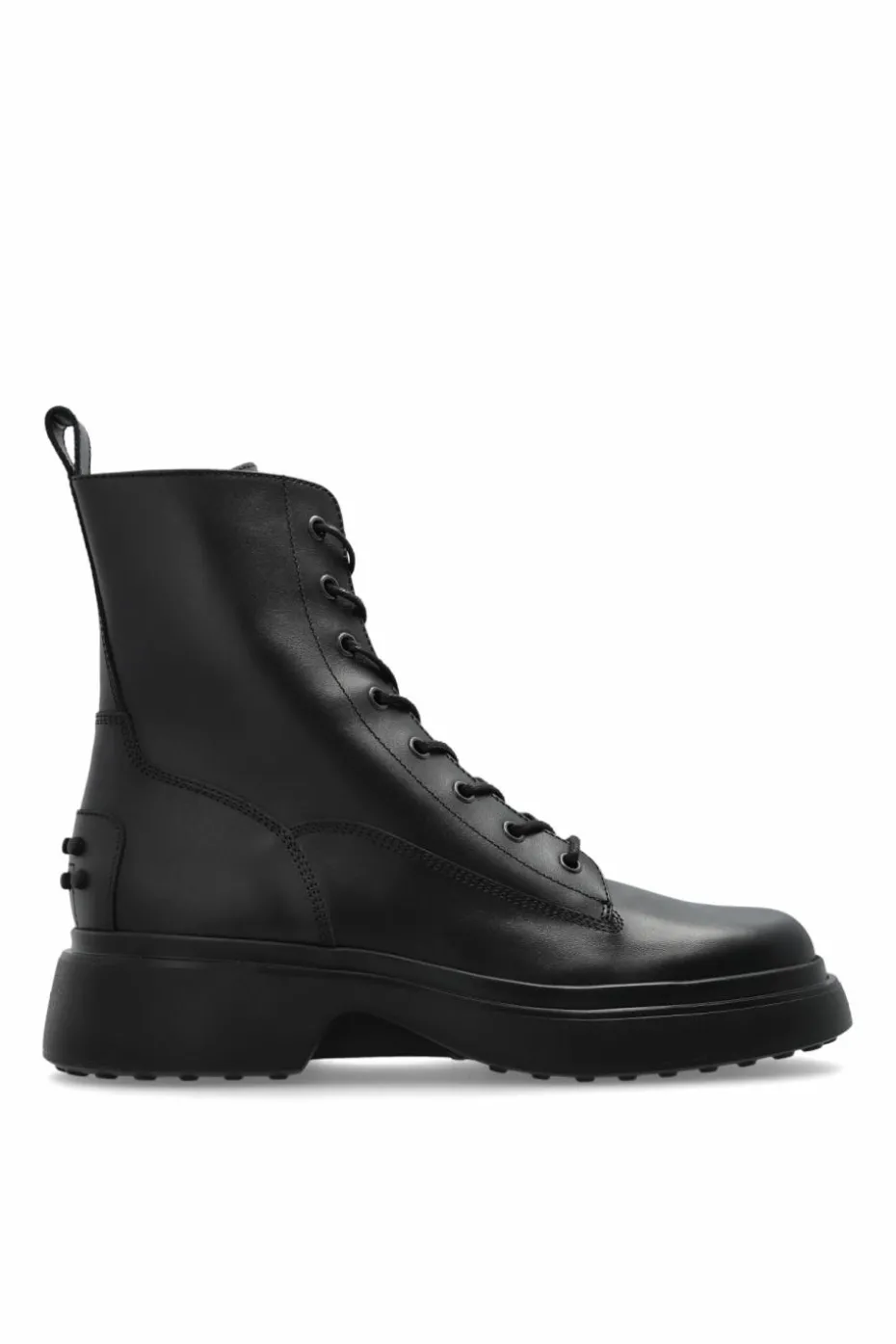Tod’s CZARNY Skórzane botki