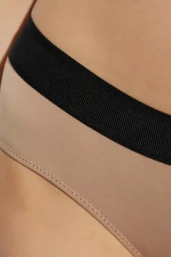 Tom Ford beżowy Figi z logo