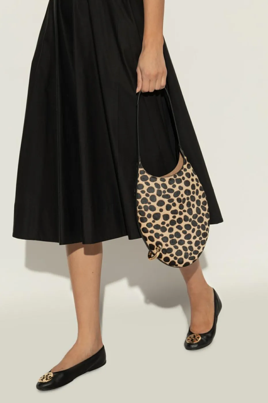 Tory Burch beżowy Torba na ramię `Pierced`