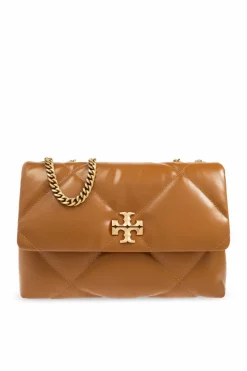 Tory Burch BRĄZOWY Torba na ramię `Kira Diamond`