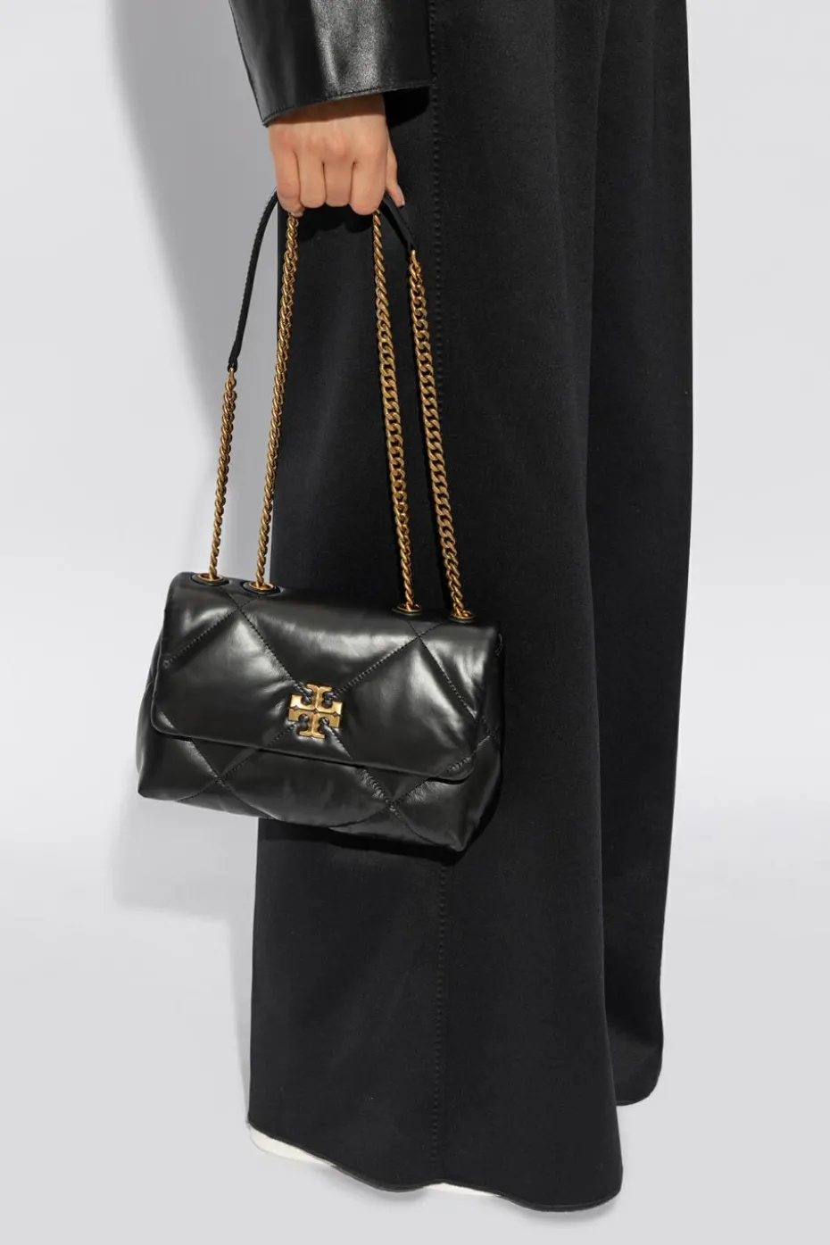 Tory Burch CZARNY Torba na ramię ‘Kira Diamond Small’