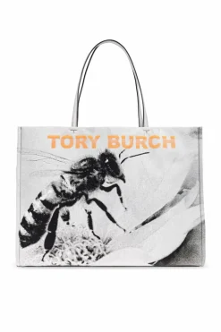Tory Burch SZARY Torba `Ella` typu `shopper`
