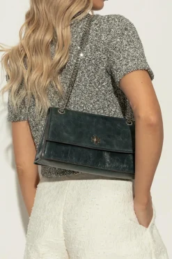 Tory Burch ZIELONY Torba na ramię `Paloma`